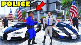 Franklin Upgrade His Ultimate Luxury Police Station In GTA 5!