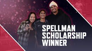 First-Ever Spellman Scholarship Recipient: Anjali Nimmagadda