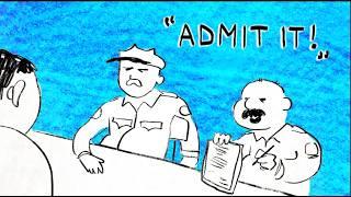 Cop Framing Mentally Challenged Kid | CMTOWN ANIMATED