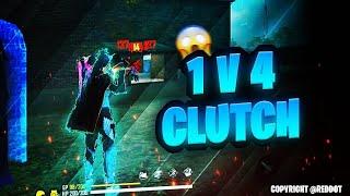 1 VS 4 INSANE CLUTCH  | REDDOT X-1