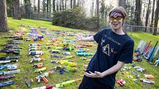 WORLDS LARGEST NERF GUN ARSENAL!!!