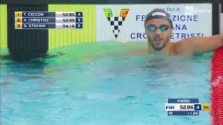 THOMAS CECCON  7 COLLI 2023    100 backstroke  final    52 86