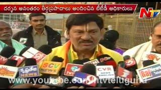 Actor Rajendra Prasad Visits Tirumala