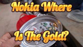 E207 Nokia Where Is The Gold, Gold Pin Stacking, Devil forge copper gold silver platinum refining