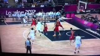 Serge Ibaka clear travel in Olympics