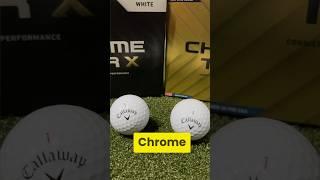 The Difference Between The Callaway Chrome Tour & Chrome Tour X #golf #golfball #callawaygolf