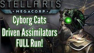 Stellaris | Cyborg Cats - Driven Assimilators FULL Playthrough - MAX AI difficulty!