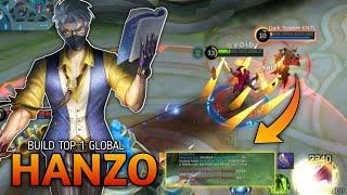 LOCK TRASH TALKER WITH HANZO!!! - BUILD TOP 1 GLOBAL HANZO | MLBB