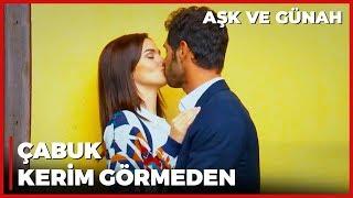 Kerim, Nesrin Cüneyt'le Öpüşürken Arkalarındaydı | Aşk ve Günah 70. Bölüm