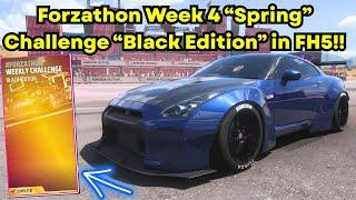 How to Complete Forzathon Weekly Challenge “Black Edition” in Forza Horizon 5!! (Week 4 “Spring”)