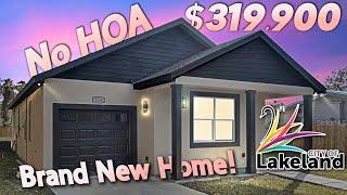 We Toured a No HOA Luxury New Home in Lakeland, Florida! | 35 Minutes to Downtown Tampa!