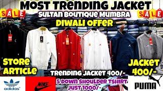 Trending Jacket Just 400/-  || Upto 90% Off || Trending Down Shoulder Tshirt || Mumbai cheap Market