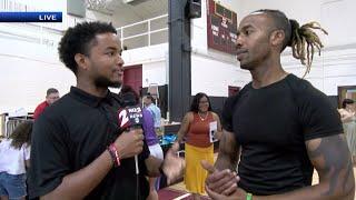 KQ2'S Josephfer Williams reports from the Bartlett Center for the Back to School Extravaganza