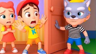 Knock Knock! Who’s There? Safety Tips  | Kids Song by Nomad Kids