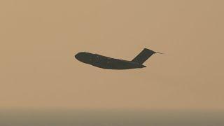 CC177 Globemaster III take off from Nice Côte d'Azur