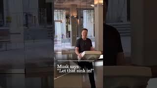 Watch Elon Musk Enter Twitter HQ! #shorts