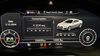 Audi A5 TPMS Warning Light Reset. How to reset the tyre pressure ￼light.