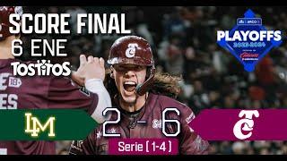 PLAYOFFS Juego 5  Cañeros vs Tomateros  6 de Enero 2024