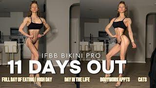 11 days out from pro debut, a prep day in the life + full day of eating