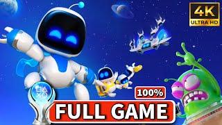 ASTRO BOT Rescue Mission - Full Gameplay Platinum Walkthrough 100% (4k) All Trophies & Collectibles