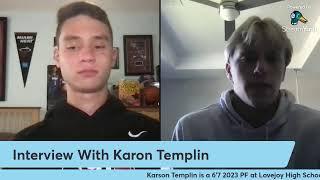 Interview With Karson Templin