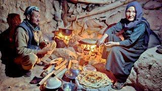 Cooking and Living a big Family in the Cave for Shelter | Afghanistan Village Life