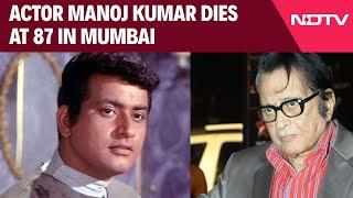 Manoj Kumar News | Veteran Bollywood Actor Manoj Kumar Dies At 87 In Mumbai