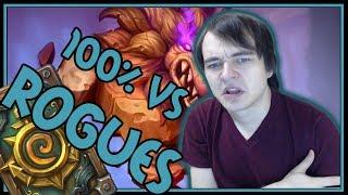 This deck has 100% win rate vs rogues!! | Big Shaman | Rise of Shadows | Hearthstone