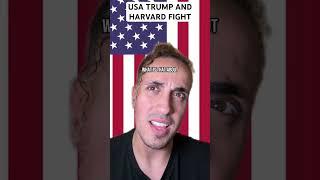 USA Trump and Harvard Fight