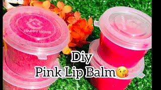 How to make a Pink Lip Balm at home