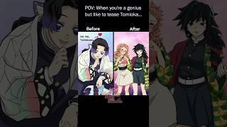 GENDER SWAP️️ Shinobu VS Giyu | #KimetsuNoYaiba 性別交換 #DemonSlayer