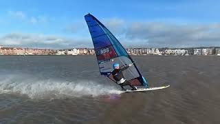 Windsurfing - Speed Sailing - West Kirby - 1 Feb 2022