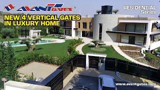 New 4 vertical gates in luxury home