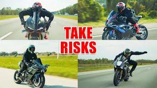 CHASE YOUR DREAMS - Ninja H2, M1000rr, R1M, Panigale V4 SP2 Behind The Scenes of Intro