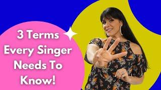 Master Your Voice: Discover the 3 Must-Know Singing Terms