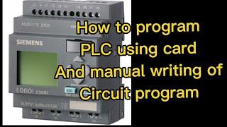 How to program PLC for beginners. Siemens LOGO!