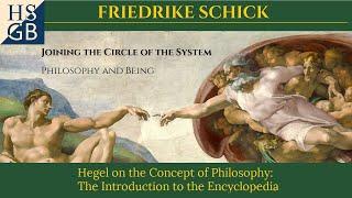 Hegel on the Concept of Philosophy: A talk by Friedrike Schick