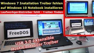 Windows 7 Treiberproblem beim Installieren xHCI auf neuem Windows 10 Notebook XHC  - [4K]