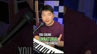 You Sound Unnatural On Camera?  | Public Speaking Skills & YouTube Tips 2024 