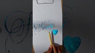 Honesty with Calligraphy#learning #lettering #calligraphy #viral #youtubeshort