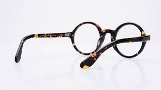 HEPIDEM Acetate Optical Glasses Frame Men Retro Vintage Round Prescription Eyeglasses Nerd Women