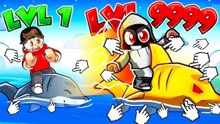 Upgrading From NOOB To GOD In Roblox FISH RACE SIMULATOR!