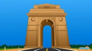 India Gate Delhi History - Facts for Kids | Educational Videos by Mocomi