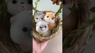 Handmade a adorable squishy kitten #squishy #cute #satisfying #decompression