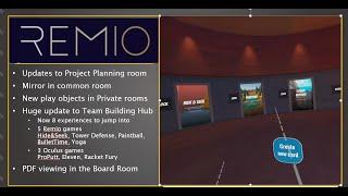 Remio Update! Team Building platform continues to add new content and experiences.