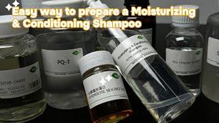 Formulating an Easy-to-do Moisturizing & Conditioning Shampoo | Yeser Chemicals Tutorial