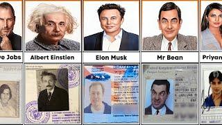 How Famous People Look In Their Passport Photos