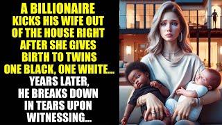 A WHITE MILLIONAIRE'S Wife Gave BIRTH TO TWINS, One White And One Black. IMMEDIATELY, Her Husband...