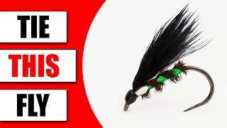 How to tie Wee Ecks Cormorant, Deadly Fishing Fly #flyfishing #flytying #fishing