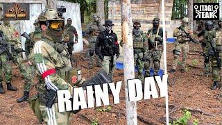 Rainy Day | Airsoft Outdoor CQB Gameplay | Pew-Pew.fi Gonala, Finland